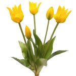 tulipany-silikonowe-bukiet-5-szt-tulipan-zolty-olx