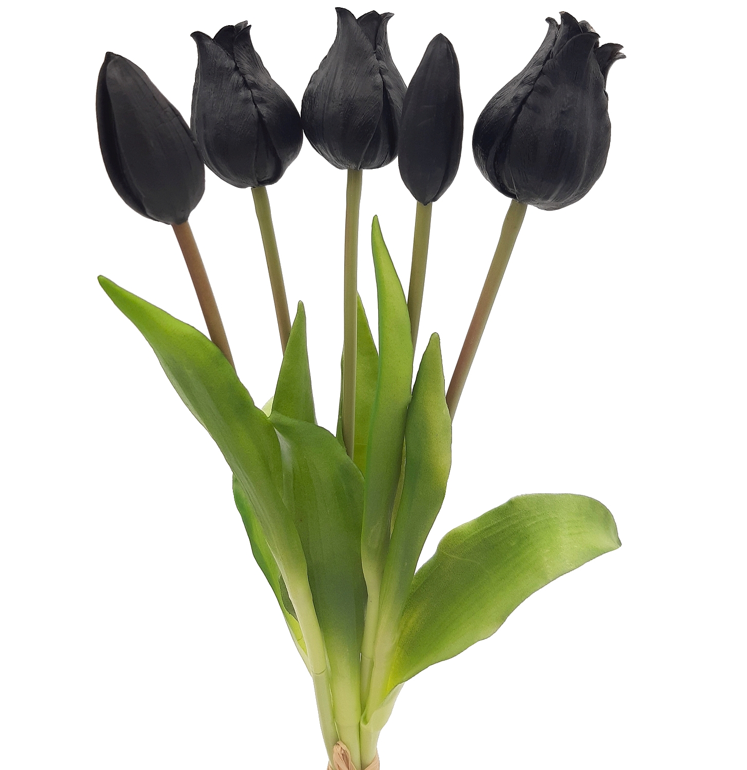 tulipany-silikonowe-czarne-sztuczne-bukiet-5-kwiatow-13 (1)