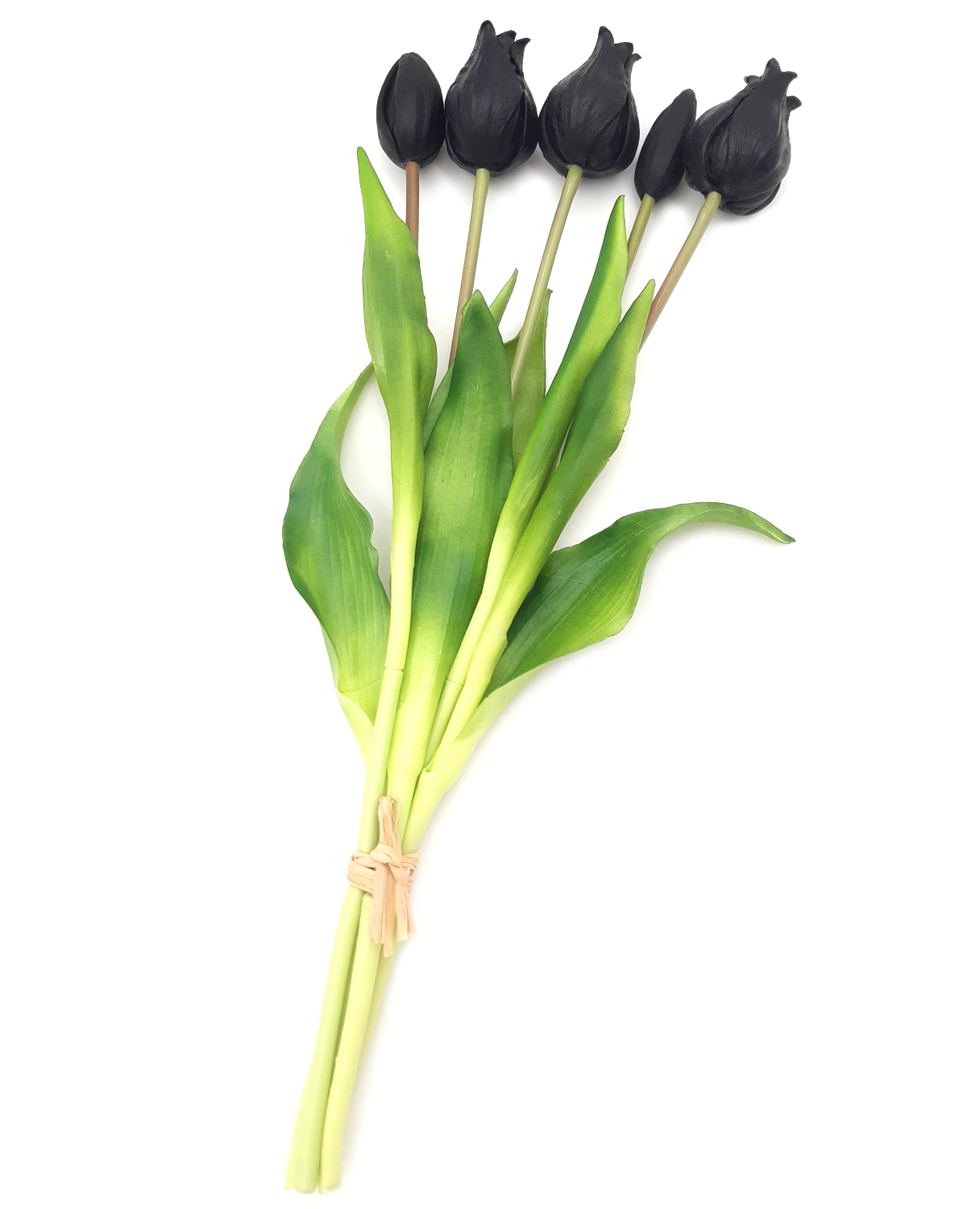 tulipany-silikonowe-czarne-sztuczne-bukiet-5-kwiatow-13 (2)