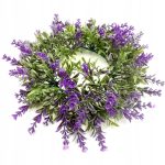 WIANEK-DEKORACYJNY-GESTY-STROIK-LAWENDA-25-cm-Kod-producenta-wianek-lawendowy-kwiaty-do-kompozycji