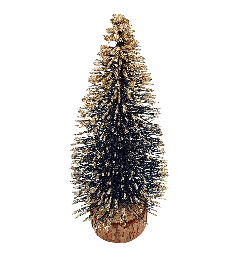 choinka-sztuczna-na-pniu-z-brokatem-figurka-25-cm-czarna-zlota (2)