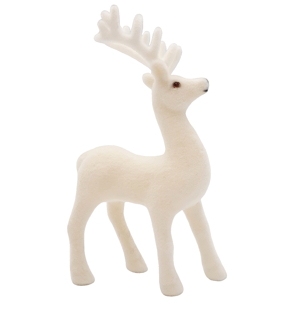 renifer-flokowany-ozdoba-dekoracja-bialy