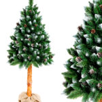 choinka-sztuczna-diamentowa-na-pniu-szyszki-brokat-nowa