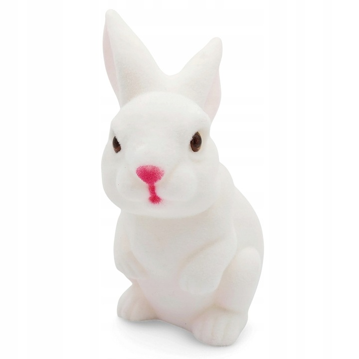 KROLICZEK-WIELKANOCNY-BIALY-ZAJAC-WELUROWY-DEKORACJA-SWIATECZNA-FIGURKA-Kod-producenta-zajaczek-wielkanocny-figurka-do-stroika-17cm