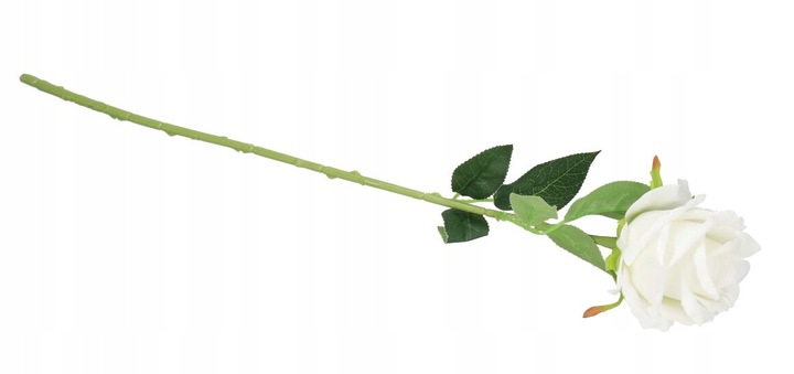 SZTUCZNA-ROZA-GALAZKA-DLUGA-75-cm-SZTUCZNE-ROZE-BIALA-Marka-inna