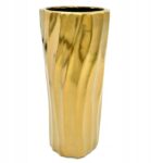 WAZON-CERAMICZNY-ZLOTY-FLAKON-NA-KWIATY-30cm-NOWOCZESNY-DEKORACYJNY-EAN-GTIN-5900291756233
