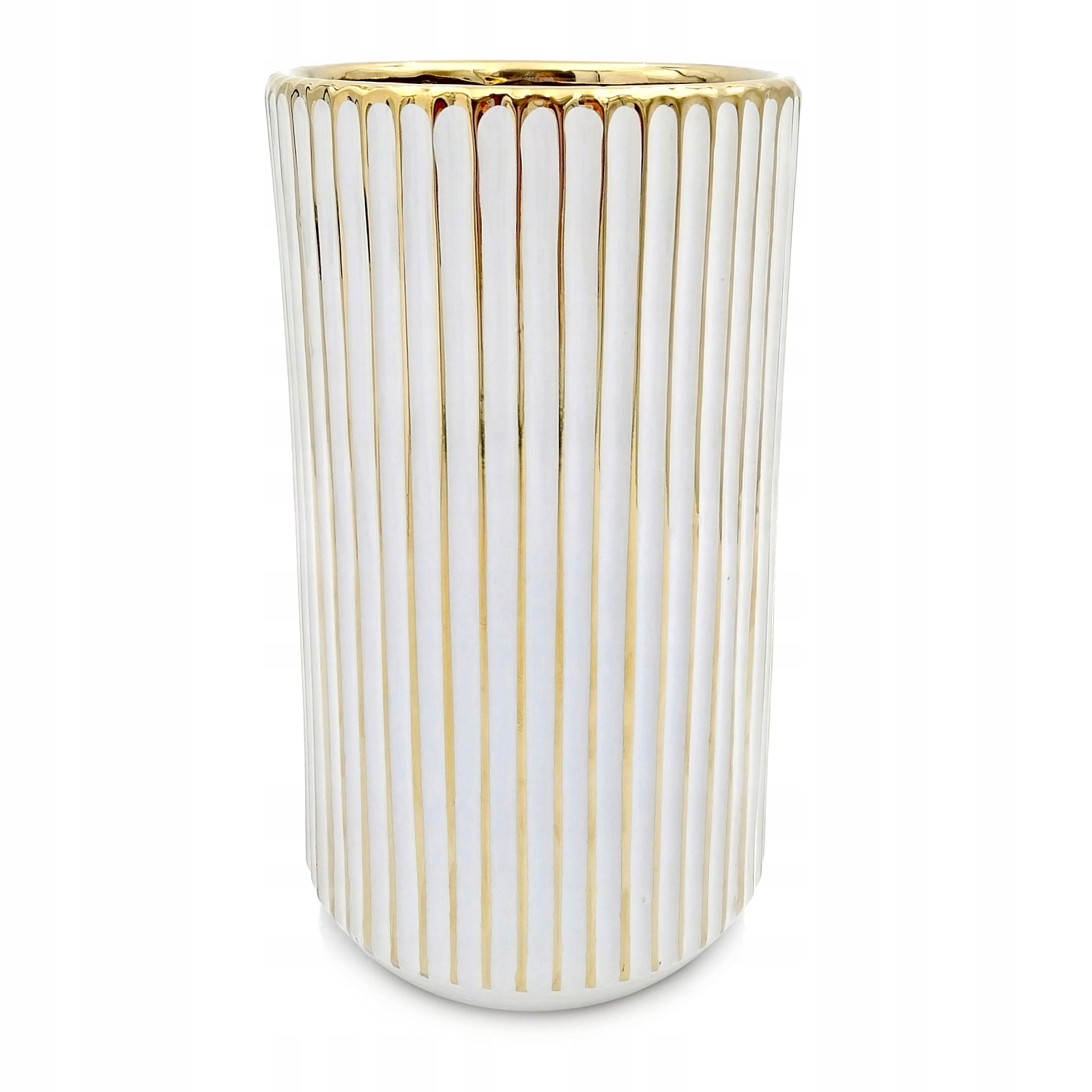 WAZON-NA-KWIATY-BIALY-ZLOTY-DUZY-FLAKON-CERAMICZNY-DEKORACYJNY-NOWOCZESNY