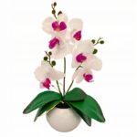 SZTUCZNY-STORCZYK-W-DONICZCE-BIALY-ROZOWY-ROSLINA-SZTUCZNA-ORCHIDEA-Kod-producenta-Storczyk-silikonowy-sztuczne-kwiaty