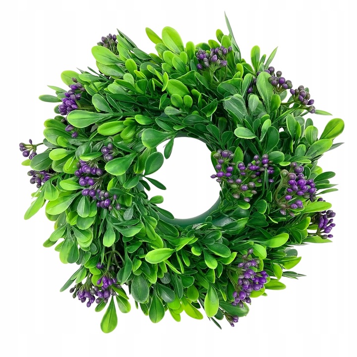 WIANEK-NA-DRZWI-JESIENNY-BUKSZPANOWY-STROIK-WIENIEC-NA-GROB-CMENTARZ-25cm-Marka-inna (1)