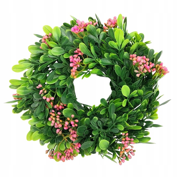 WIANEK-NA-DRZWI-JESIENNY-BUKSZPANOWY-STROIK-WIENIEC-NA-GROB-CMENTARZ-25cm-Marka-inna (2)