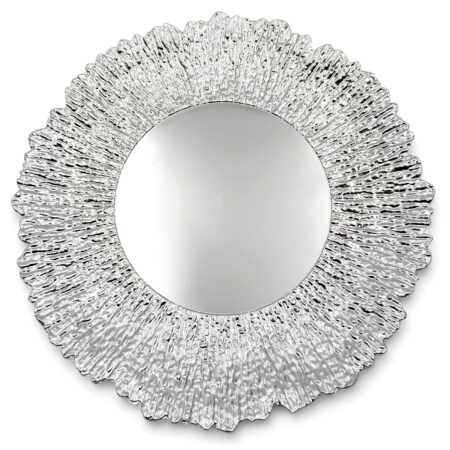 Podtalerz srebrny dekoracyjny glamour 33 cm talerz ozdobny premium